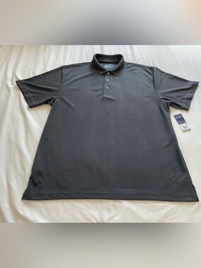Ben Hogan Men's Short Sleeve Performance Polo - Charcoal Gray SPF